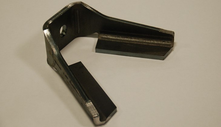 Sample of complex steel formed parts